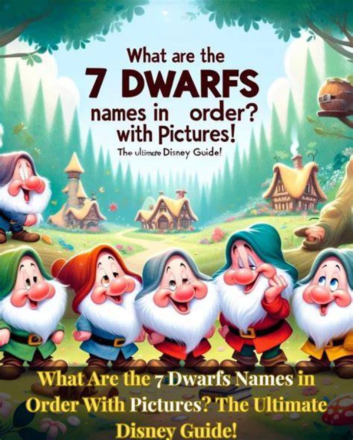 7 Dwarfs Name List: A Comprehensive Guide to the Enchanting Characters