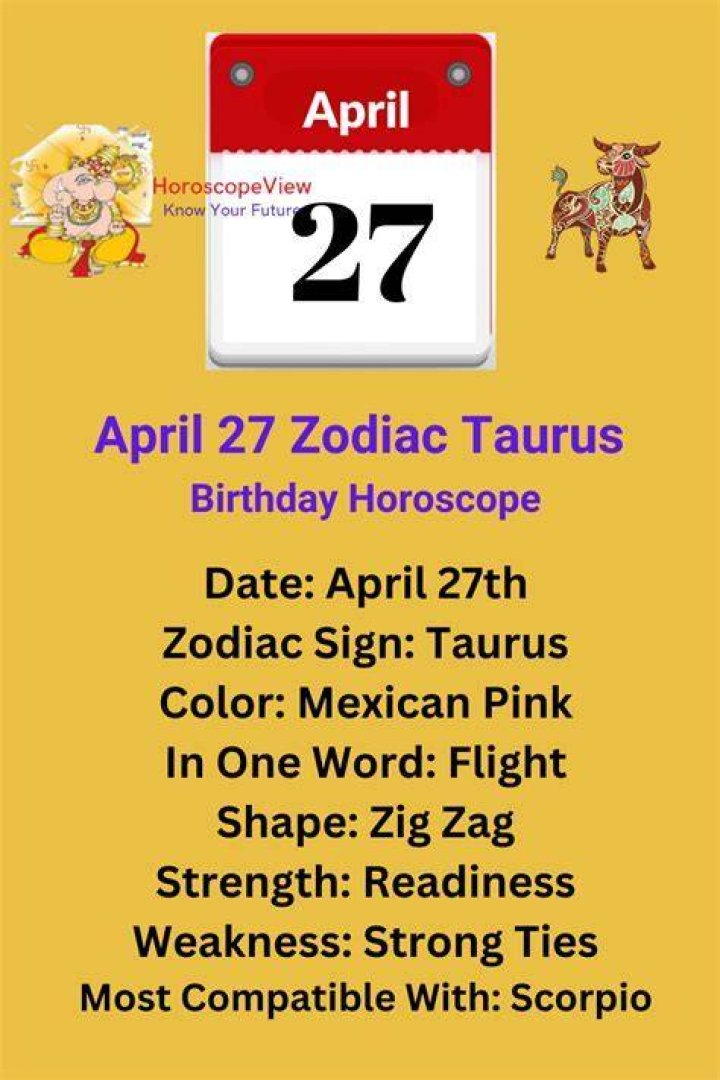 April 27 Zodiac Sign: Discover the Traits, Compatibility, and Celestial Influence of Taurus