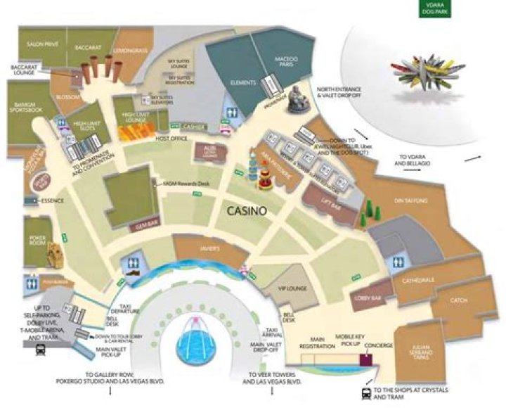 Aria Las Vegas Strip Map: Your Ultimate Guide to Exploring the Iconic Resort