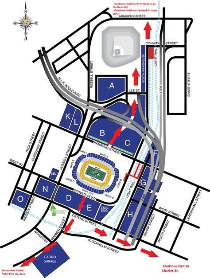 Baltimore Ravens Parking Map: Your Ultimate Guide for Game Day