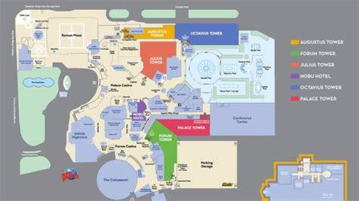 Caesars Palace Las Vegas Map: Your Ultimate Guide to Navigating the Iconic Resort