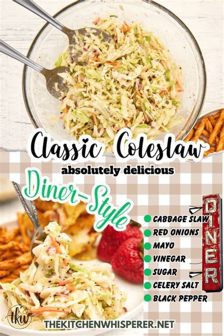 Classic Diner Coleslaw Recipe: How to Make the Perfect Side Dish