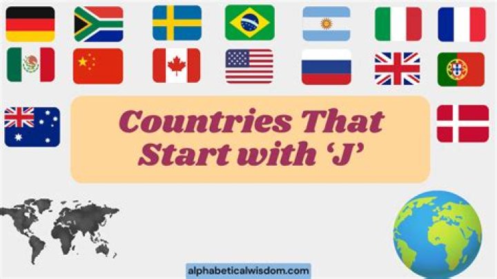 Countries Beginning with J: A Comprehensive Exploration