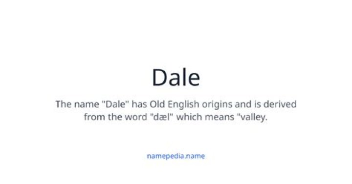 Dale Meaning: A Comprehensive Exploration of Its Origins, Usage, and Cultural Impact