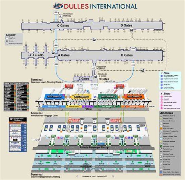Dulles International Airport Map: Your Comprehensive Guide to Navigating IAD
