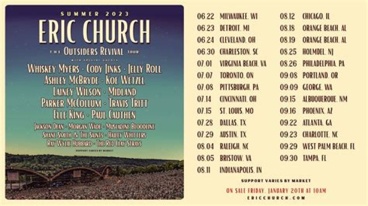 Eric Church Tour 2024: The Ultimate Guide for Fans