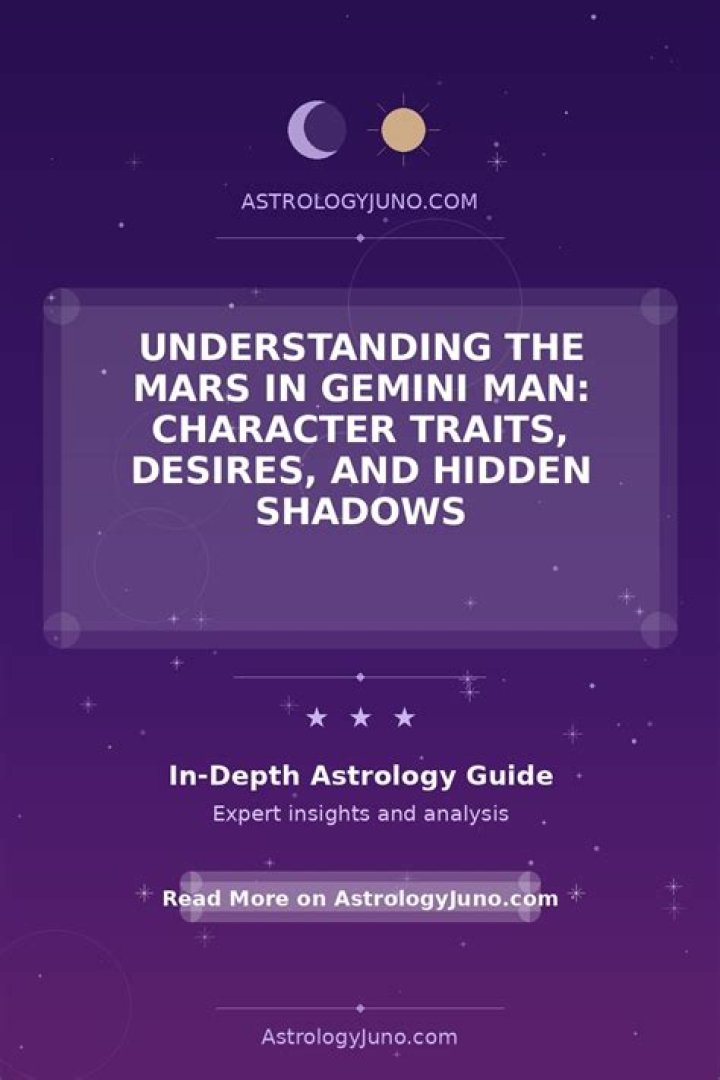 Gemini Man Astrology: Understanding the Enigmatic Traits and Characteristics