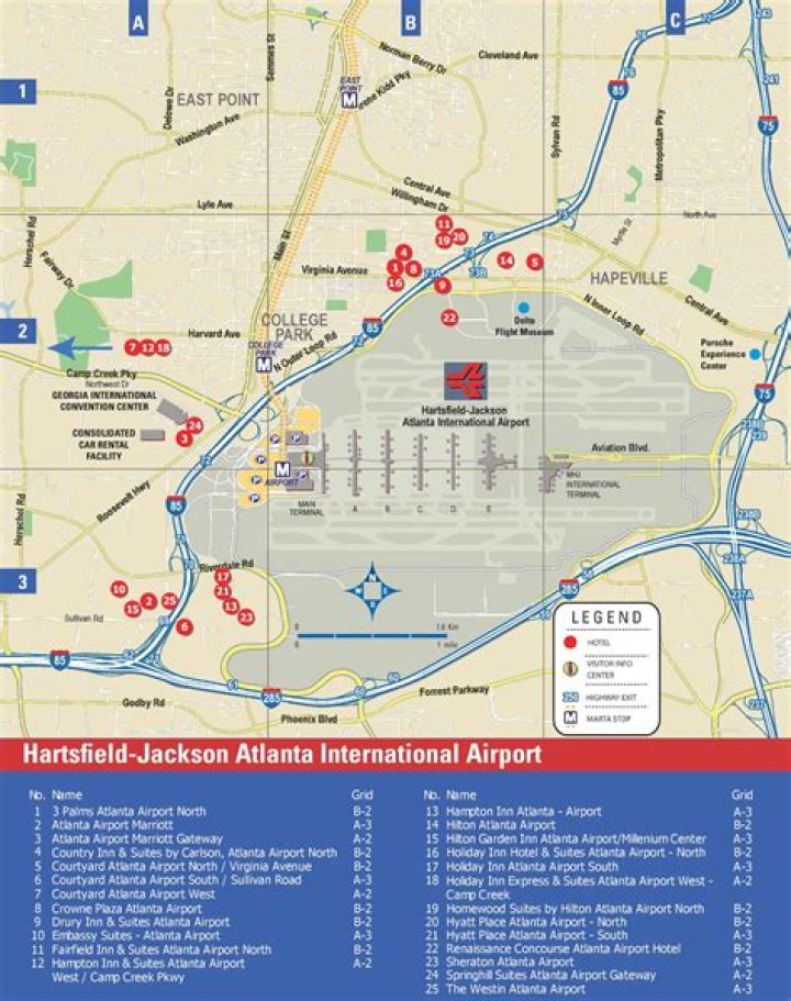 Hartsfield-Jackson Intl Airport Map: Your Ultimate Guide to Navigating the World's Busiest Airport