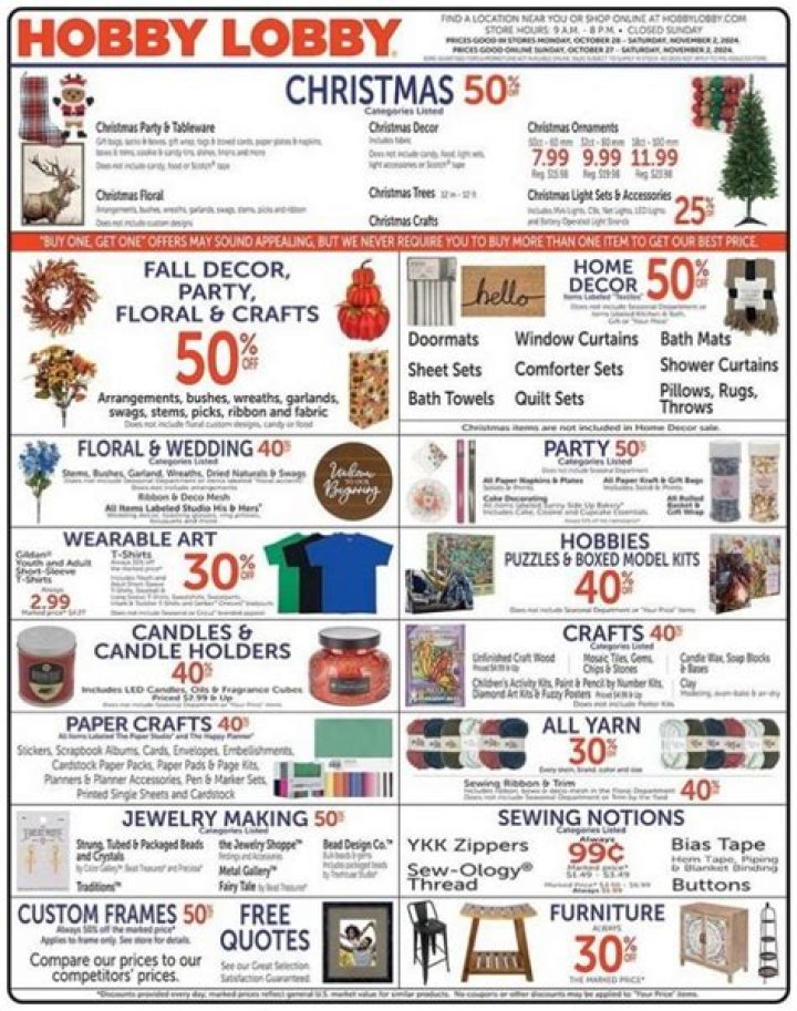 Hobby Lobby Advertisement: A Comprehensive Guide to the Art of Crafting and Retail