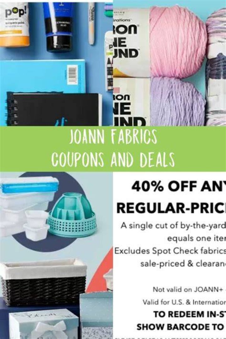 Joann Fabrics Discount Coupons: Your Ultimate Guide to Savings