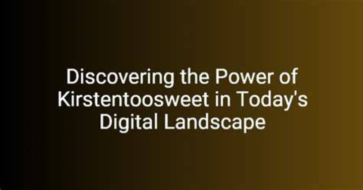 Kirsten Too Sweet Leaks: Unveiling the Truth Behind the Controversy