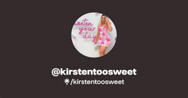 Kirsten TooSweet OnlyFans Leaks: Exploring the Truth Behind the Headlines