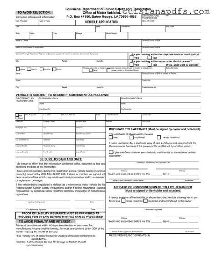 Louisiana Motor Vehicle Registration: A Comprehensive Guide to Ensure Legal Compliance