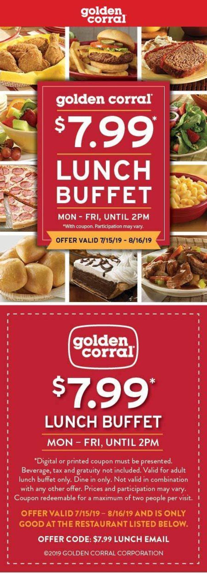 Maximize Your Savings with Golden Corral Lunch Coupons