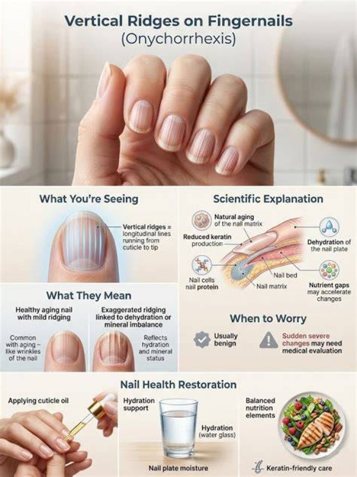 Nail Vertical Ridges: What They Are, Causes, Treatments, and Prevention