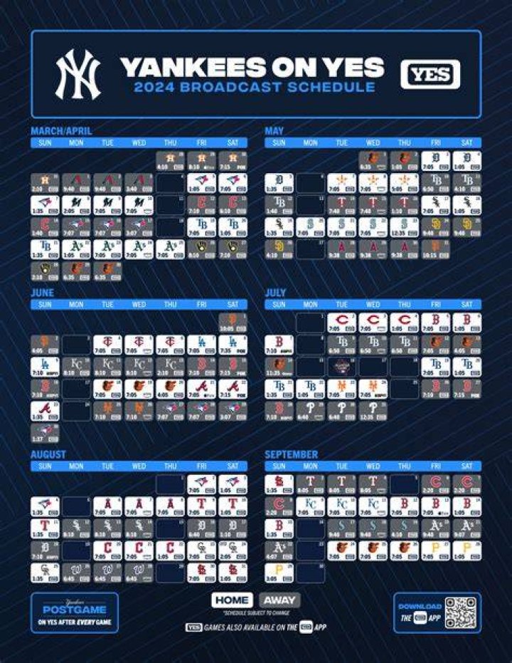 New York Yankees TV Schedule 2024: Your Ultimate Guide to Catching Every Game