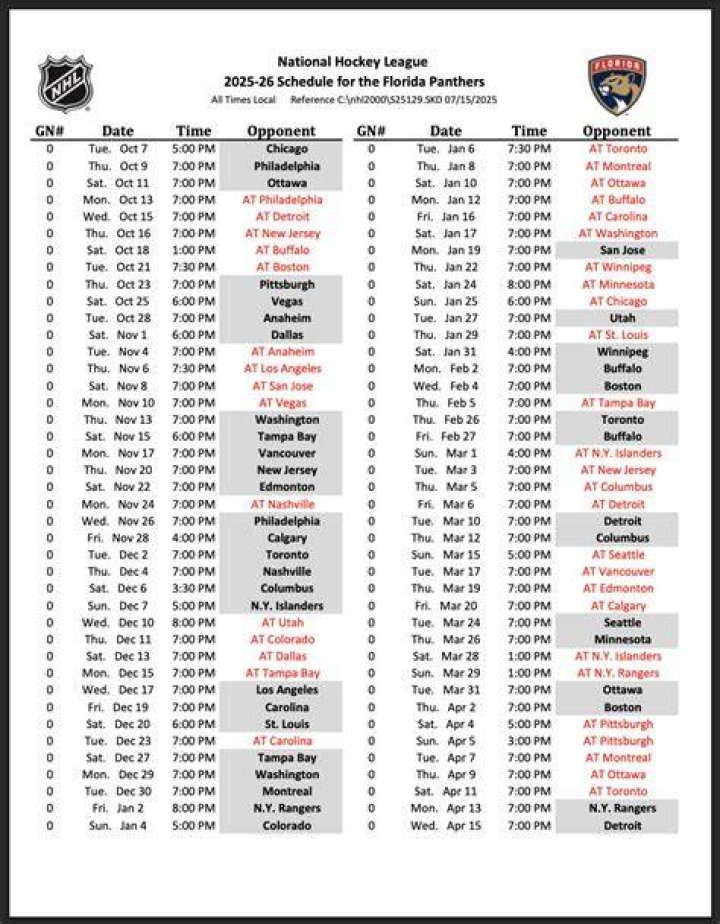 Panthers Home Game Schedule: Your Ultimate Guide for the Season