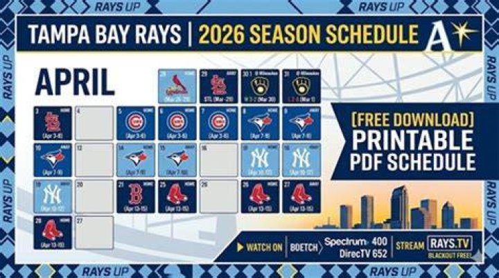 Tampa Bay Rays TV Schedule: Your Ultimate Guide to Catching Every Game