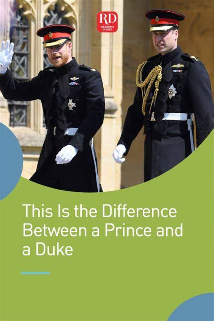 The Royal Distinction: Understanding the Difference Between a Duke and a Prince