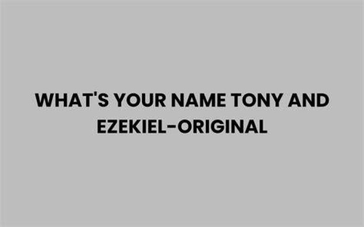Tony and Ezekiel Originaltory: The Rise of Two Visionaries in the World of Creativity