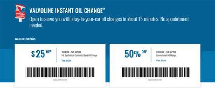 Valvoline 50 Off Coupons: Unlock Exclusive Discounts and Offers