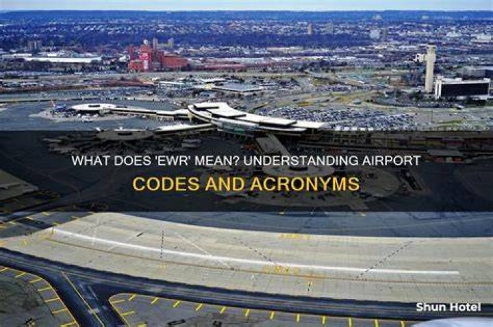What is Airport Code EWR? A Comprehensive Guide to Understanding EWR Airport Code