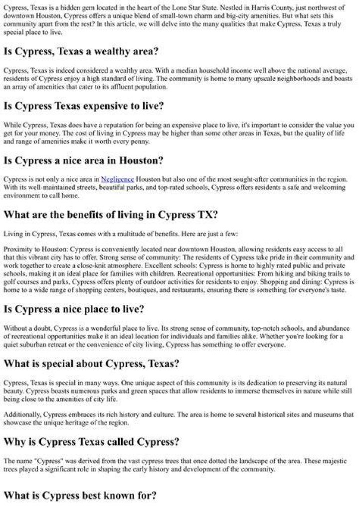 Where is Cypress: A Comprehensive Guide to Discovering the Hidden Gem