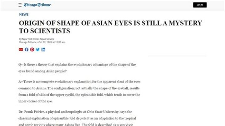 Why Do Asians Have Small Eyes? Debunking Myths and Understanding the Science Behind It