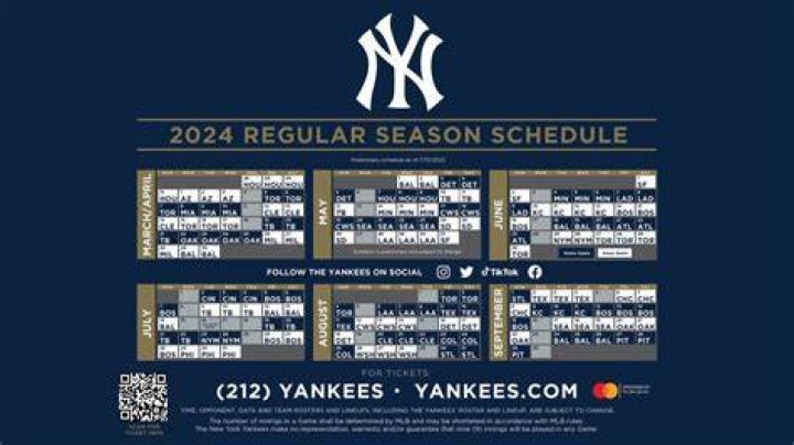 Yankees 2024 Schedule Release Date: Everything You Need to Know