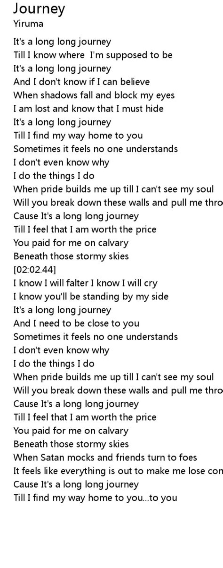 Your Long Journey Lyrics: A Deep Dive into the Song's Meaning and Impact