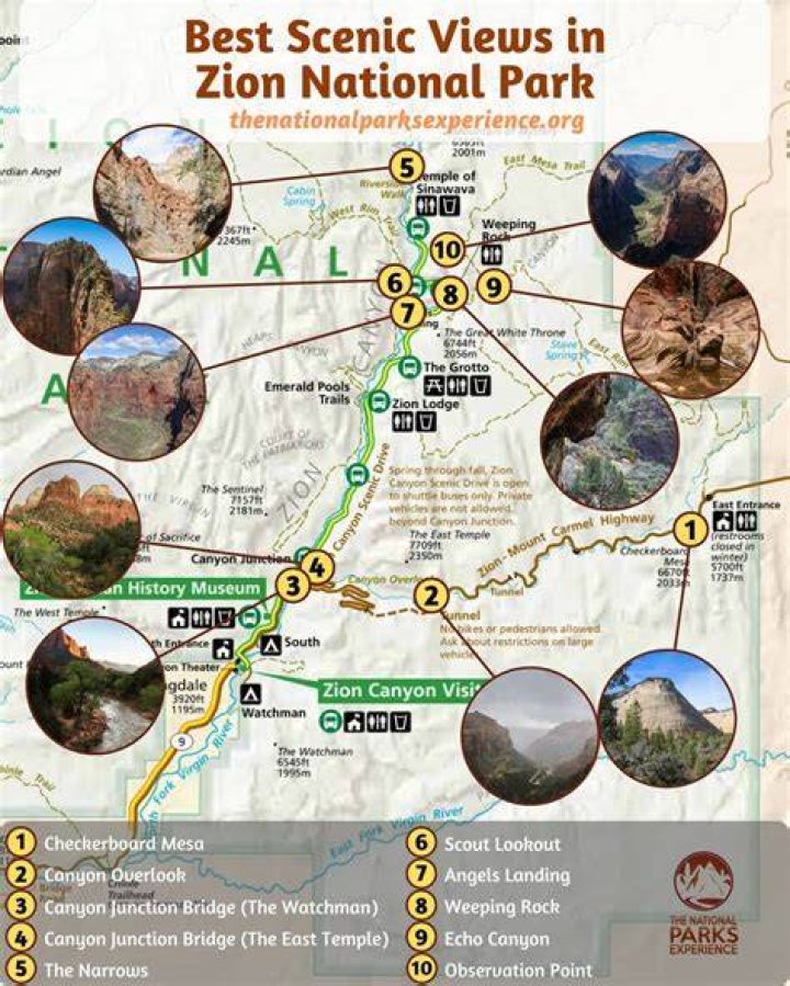 Zion Park Map: Your Ultimate Guide to Exploring the Natural Wonders